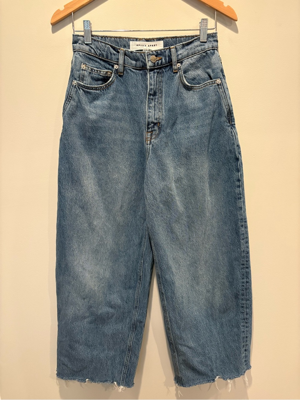 Apiece Apart Skate Jean Santa Cruz Wash Barrel Jeans Sz 26 *